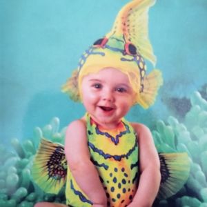 Anne Geddes Yellow Gobe Fish Costume